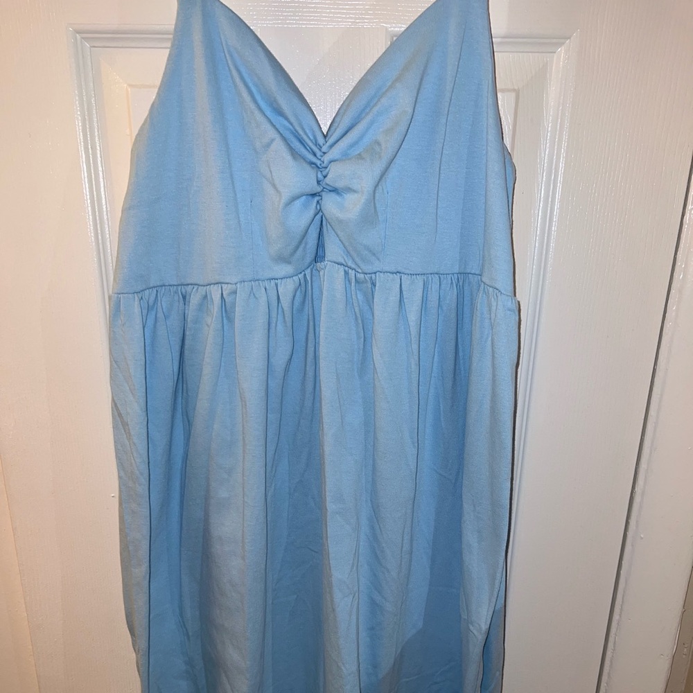 Blue dress